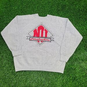 Vintage 1989 Nebraska Cornhuskers Sweatshirt Womens L 22x23 USA